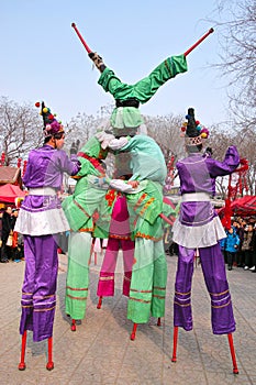 Stilt dance
