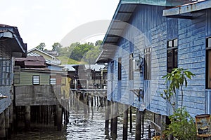 Stilt houses Kampung Ayer in Bandar Seri Begawan, Brunei