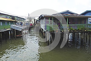 Stilt houses Kampung Ayer in Bandar Seri Begawan, Brunei