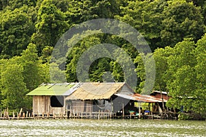 Stilt houses, Ream National Park, Cambodia