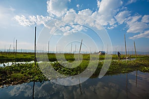 Stilted house on Inle Lake