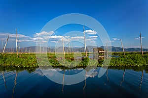 Stilted house on Inle Lake