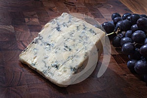 Stilton Blue Cheese with Sable Grapes