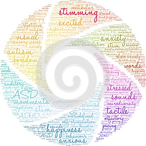 Stimming Word Cloud