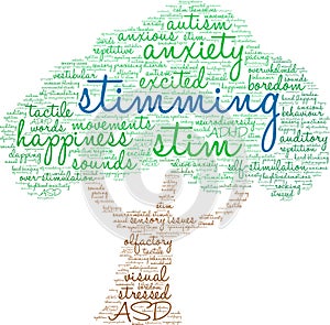 Stimming Word Cloud