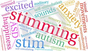 Stimming Word Cloud