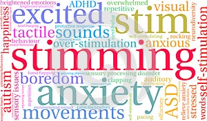 Stimming Word Cloud