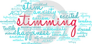 Stimming Word Cloud