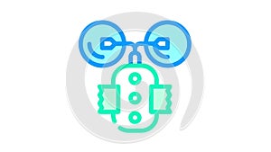 stimulant device color icon animation