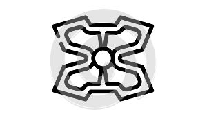 stimulant gadget line icon animation