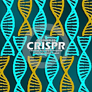 World CRISPR Clustered Regularly Interspaced Short Palindromic Repeat Day on October 20 photo