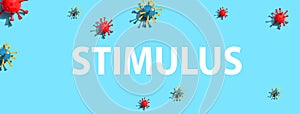 Stimulus theme with virus craft objects