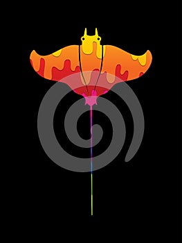 Stingray fish, Batoids fish