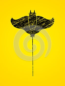 Stingray fish, Batoids fish