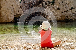 Stiniva bay, Vis island, Croatia.  The most beautiful place in Croatia. The best bay in Europe.