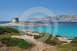 Stintino in Sardinia, Italy.