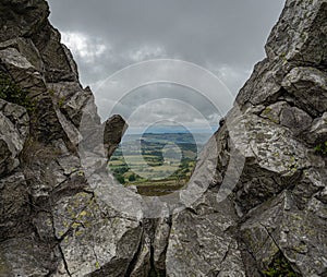 Stiperstones in the Shropshire Hills UK