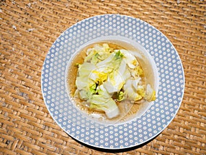 Stir Fired Cabbage with Fish Sauce