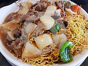 Stir Fried Beef and Noodles