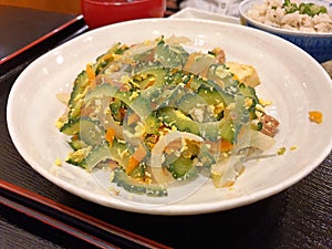 Stir Fried Bitter Gourd