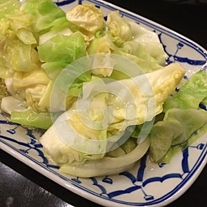 Stir fried cabbage