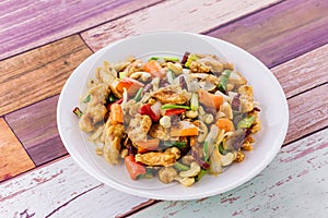 Stir fried Chicken with cashew nuts