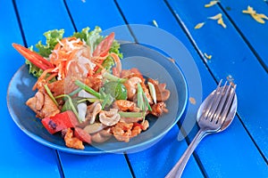 Stir-fried Chicken with cashew nuts