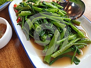 Stir Fried Chinese Morning Glory