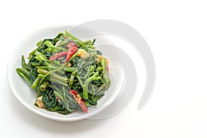 Stir-Fried Chinese Morning Glory or Water Spinach