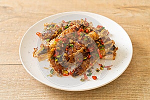 Stir-fried Mantis Shrimp or Crayfish with Chilli and Salt