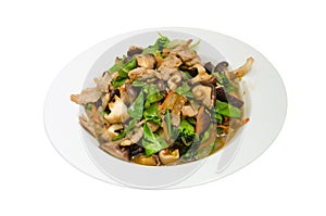 Stir-fried mixed vegetables.