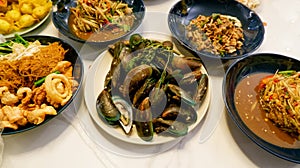 Stir Fried Mussels