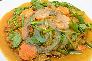 Stir-Fried Shrimp with Curry Powder