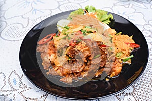 Stir-fried Soft-shelled Crab in Curry Powder