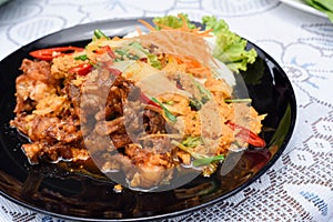 Stir-fried Soft-shelled Crab in Curry Powder