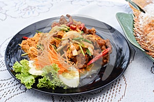 Stir-fried Soft-shelled Crab in Curry Powder