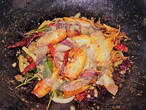 Stir Fried Squids Asian Style