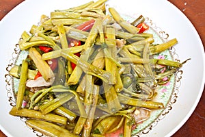 Stir Fried Swamp Cabbage