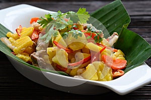 Stir Fried Sweet and sour sauce with Pineapple and Pork