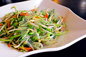 Stir-fried vegetable