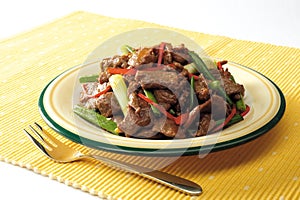 Stir fry beef