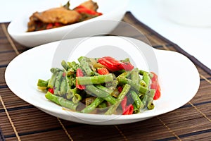 Stir fry long bean