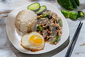 Stirfried Thai Basil Pork