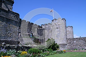 Stirling Castle, Scotland. Castle grounds below main entrance.