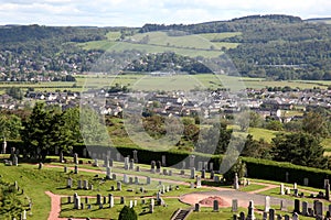 Stirling city in Stirlingshire, Scotland, UK