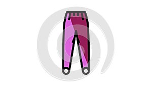 stirrup pants apparel color icon animation