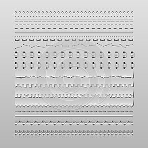 Stitches and dividers