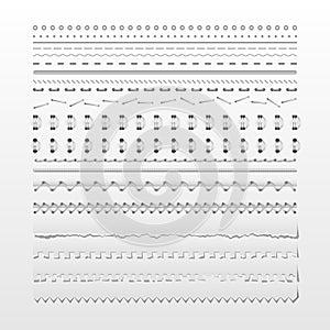 Stitches and dividers