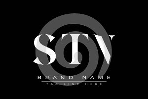 STN abstract letter logo design