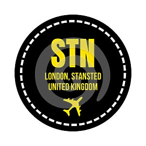 STN London airport symbol icon
